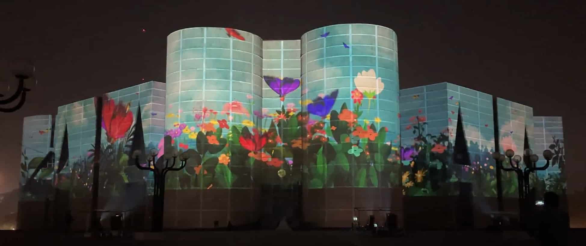 AV Spectrum deploys tech-savvy infrastructure to enable a stunning projection mapping display