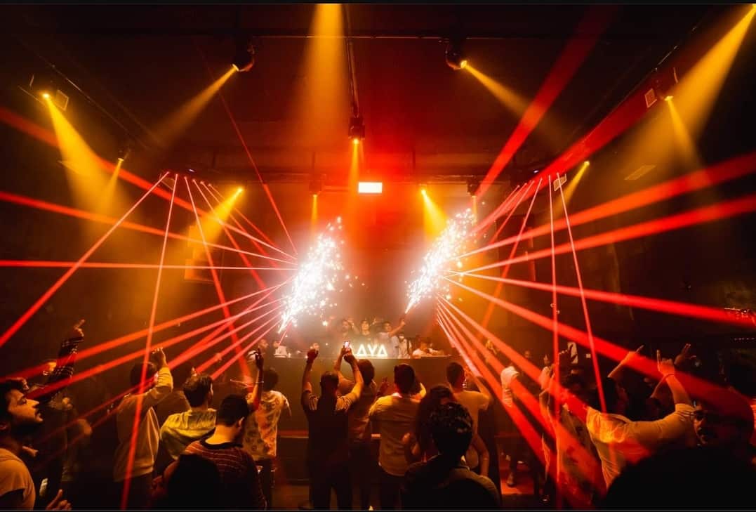 Club MAYA comes alive with a bespoke lighting design