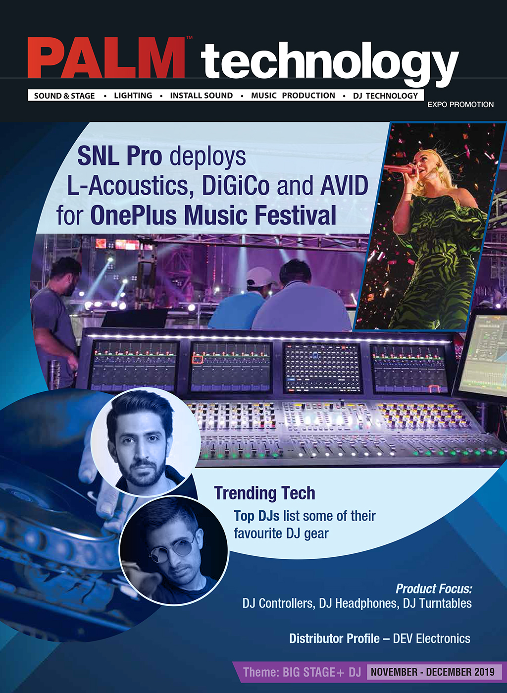 palm technology india"s only magazine stage sound