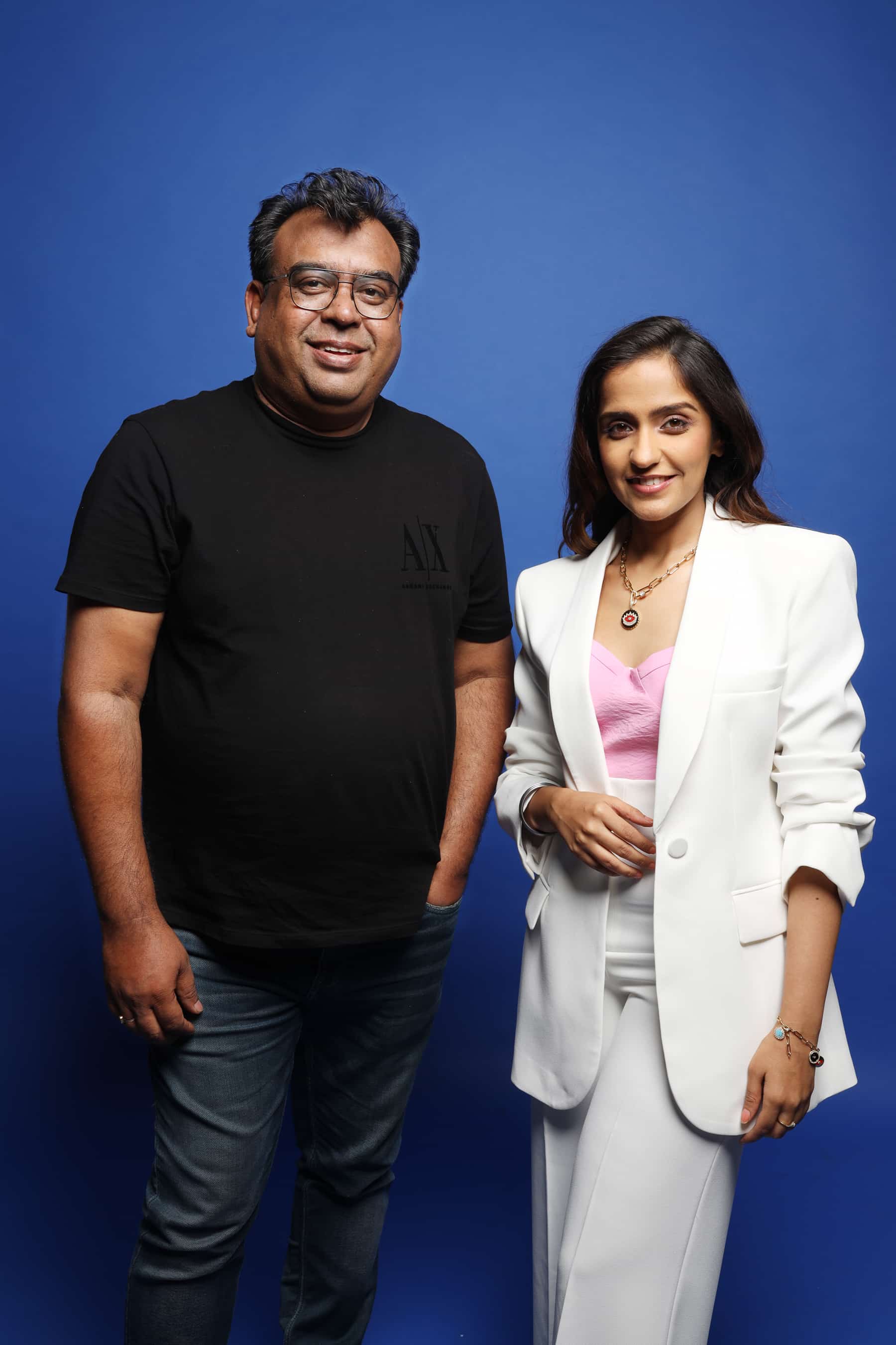 Sandeep Mohan, MD of Krystals Cables & Kwik Truss with Brand Ambassador Asees Kaur, Bollywood Singer.
